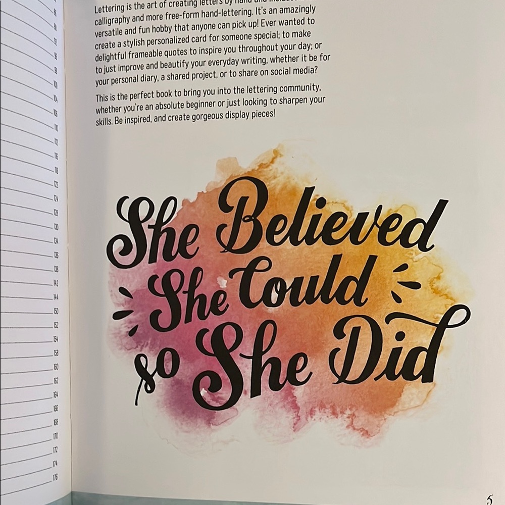 Hand Lettering & Calligraphy Art Book - Picture 4 of 11
